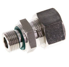 G 3/8'' mâle x 15L Raccord à compression droit en acier inoxydable avec joint FKM 315 Bar DIN 2353