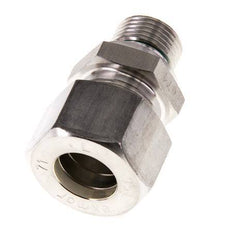 G 3/8'' mâle x 15L Raccord à compression droit en acier inoxydable avec joint FKM 315 Bar DIN 2353