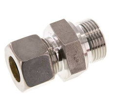 G 1'' mâle x 20S Raccord à compression droit en acier inoxydable avec joint FKM 400 Bar DIN 2353