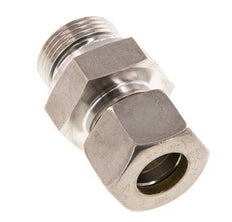 G 1'' mâle x 20S Raccord à compression droit en acier inoxydable avec joint FKM 400 Bar DIN 2353