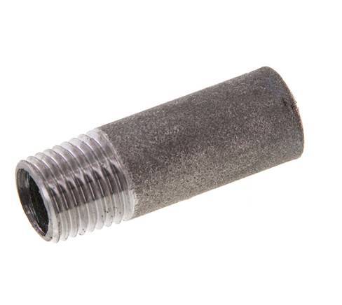 R 1/4'' Male x 13.5mm Steel Pipe Nipple with Welding End 50 Bar DIN 2982 - 40mm [5 Pieces]