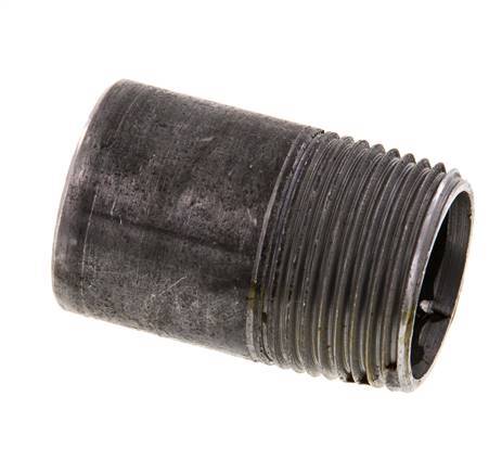 R 3/4'' Male x 26.9mm Steel Pipe Nipple with Welding End 50 Bar DIN 2982 - 40mm [5 Pieces]