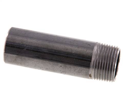 R 3/4'' Male x 26.9mm Steel Pipe Nipple with Welding End 50 Bar DIN 2982 - 80mm [5 Pieces]