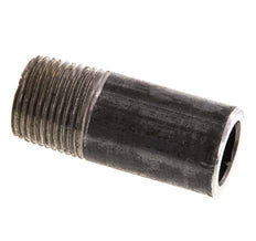 R 3/8'' Male x 17.2mm Steel Pipe Nipple with Welding End 50 Bar DIN 2982 - 40mm [2 Pieces]