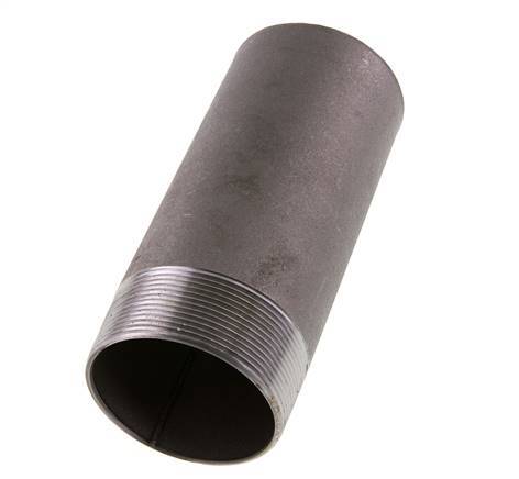 R 2 1/2'' Male x 76.1mm Steel Pipe Nipple with Welding End 50 Bar DIN 2982 - 170mm