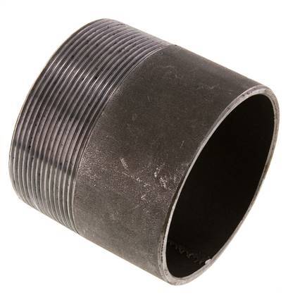 R 3'' Male x 88.9mm Steel Pipe Nipple with Welding End 50 Bar DIN 2982 - 80mm