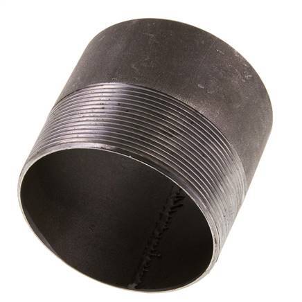 R 3'' Male x 88.9mm Steel Pipe Nipple with Welding End 50 Bar DIN 2982 - 80mm