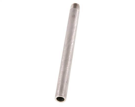 R 1/4'' Male x 13.5mm Stainless steel Pipe Nipple with Welding End 20 Bar DIN 2982 - 160mm