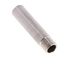 R 1/4'' Male x 13.5mm Stainless steel Pipe Nipple with Welding End 20 Bar DIN 2982 - 60mm