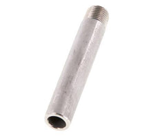 R 1/4'' Male x 13.5mm Stainless steel Pipe Nipple with Welding End 20 Bar DIN 2982 - 80mm
