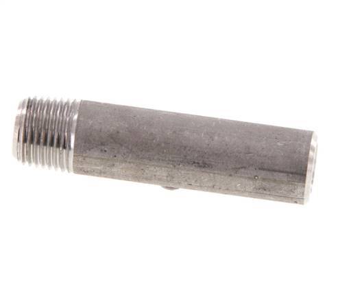 R 1/8'' Male x 10.2mm Stainless steel Pipe Nipple with Welding End 20 Bar DIN 2982 - 40mm