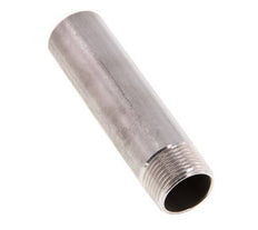 R 3/4'' Male x 26.9mm Stainless steel Pipe Nipple with Welding End 20 Bar DIN 2982 - 100mm