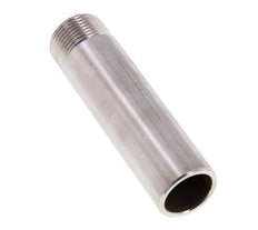 R 3/4'' Male x 26.9mm Stainless steel Pipe Nipple with Welding End 20 Bar DIN 2982 - 100mm