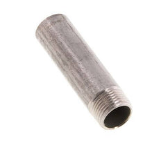 R 3/8'' Male x 17.2mm Stainless steel Pipe Nipple with Welding End 20 Bar DIN 2982 - 60mm