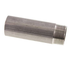 R 1 1/4'' Male x 42.4mm Stainless steel Pipe Nipple with Welding End 20 Bar DIN 2982 - 120mm