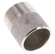 R 1 1/4'' Male x 42.4mm Stainless steel Pipe Nipple with Welding End 20 Bar DIN 2982 - 50mm