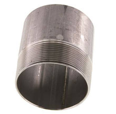 R 2 1/2'' Male x 76.1mm Stainless steel Pipe Nipple with Welding End 20 Bar DIN 2982 - 80mm