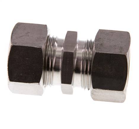 Raccord à compression droit en acier inoxydable 22L 160 Bar DIN 2353