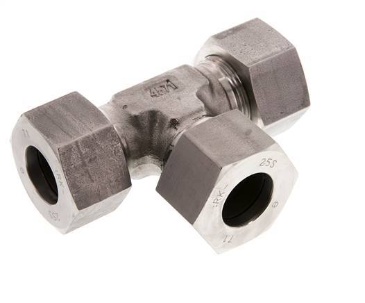 Anneau de coupe en T en acier inoxydable 25S 400 Bar DIN 2353