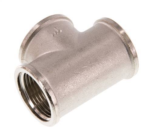 G 1'' Nickel plated Brass Tee 16 Bar