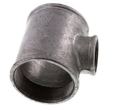 Rp 2 1/2'' x Rp 1 1/4'' Zinc plated Cast iron Tee 25 Bar