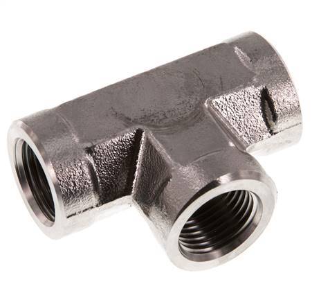 Té en acier inoxydable G 1/2'' 225 Bar - Hydraulique