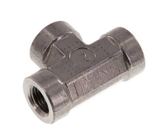 Té en acier inoxydable G 1/4'' 350 Bar - Hydraulique