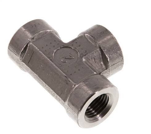 Té en acier inoxydable G 1/4'' 350 Bar - Hydraulique