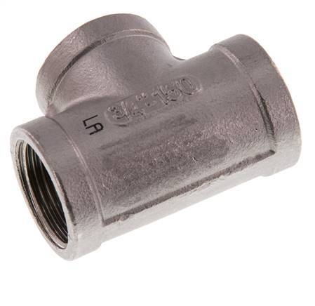 Rp 3/4'' Stainless steel Tee 16 Bar