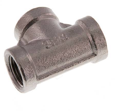 Rp 3/8'' Stainless steel Tee 16 Bar