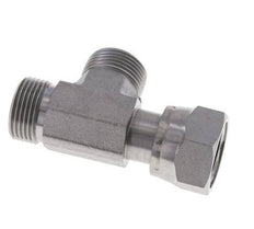 UN 13/16''-16 F/M Té en acier zingué ORFS avec écrou-raccord 630 Bar - Hydraulique