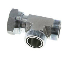 Té ORFS en acier zingué UN 2''-12 F/M avec écrou-raccord 250 Bar - Hydraulique