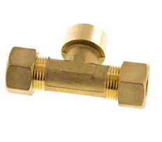 Raccord à compression en T en laiton G 1/2'' x 15mm 82 Bar DIN EN 1254-2