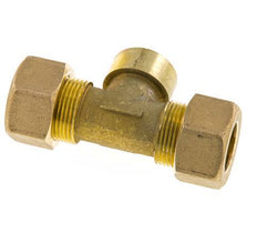 Raccord à compression en T en laiton G 1/2'' x 18mm 67 Bar DIN EN 1254-2