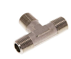 R 1/4'' Male Nickel plated Brass Tee 16 Bar [2 Pieces]