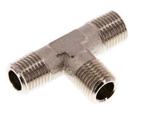 R 1/4'' Male Nickel plated Brass Tee 16 Bar [2 Pieces]