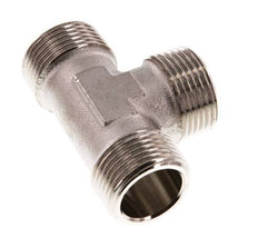 R Té mâle 1'' en laiton nickelé 16 Bar