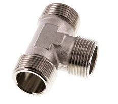 R Té mâle 1'' en laiton nickelé 16 Bar