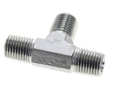1/4'' NPT Male Zinc plated Steel Tee 275 Bar - Hydraulic