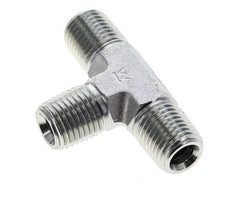 1/4'' NPT Male Zinc plated Steel Tee 275 Bar - Hydraulic
