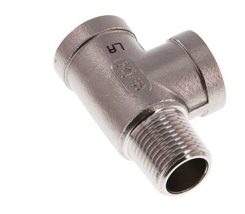 R 1/2'' x Rp 1/2'' Té en acier inoxydable M/F 16 Bar