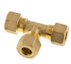 Raccord à compression en Té en laiton 12mm 75 Bar DIN EN 1254-2