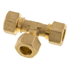 Raccord à compression en Té en laiton 16mm 76 Bar DIN EN 1254-2