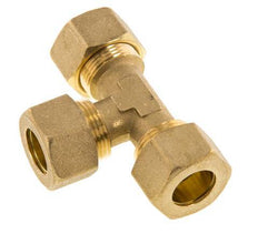 Raccord à compression en Té en laiton 16mm 76 Bar DIN EN 1254-2