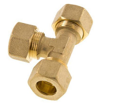 Raccord à compression en Té en laiton 16mm 76 Bar DIN EN 1254-2