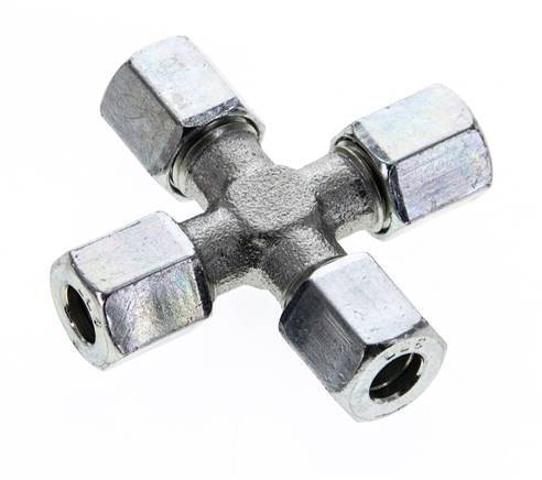 6LL Zinc plated Steel Cross Cutting Ring 100 Bar DIN 2353