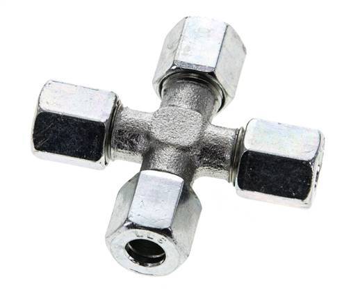 6LL Zinc plated Steel Cross Cutting Ring 100 Bar DIN 2353