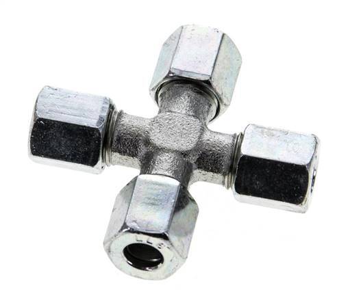 6LL Zinc plated Steel Cross Cutting Ring 100 Bar DIN 2353