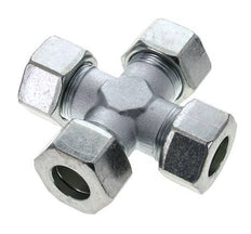 25S Zinc plated Steel Cross Cutting Ring 400 Bar DIN 2353