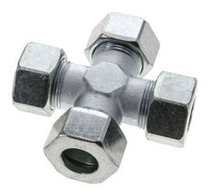25S Zinc plated Steel Cross Cutting Ring 400 Bar DIN 2353